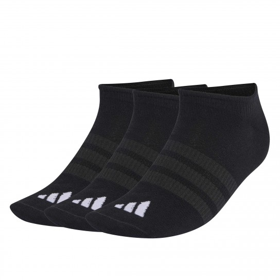 Meias Adidas Thin&Light No Show 3P - Preto